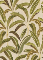 Large Lush Tropical Banana Leaf Palm Beige wallpaper