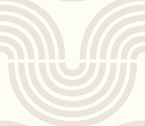 Neutral boho retro rainbow