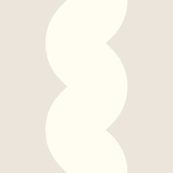 Neutral bold wavy stripe