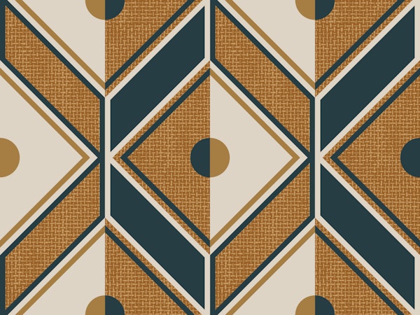 retro diamond cognac