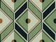 Retro Diamond Green