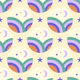 Rainbows Moonlight Pattern