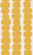 mid century modern retro shapes - mustard