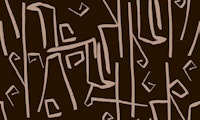Espresso caramel Modern improvisations wallpaper