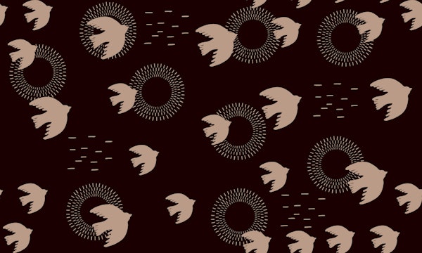 Espresso caramel Boho birds