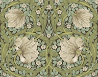 Pimpernel in Lilypad - Arts and Crafts papiers peint