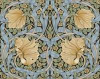 Pimpernel in Honey Pot - Arts and Crafts wallpaper