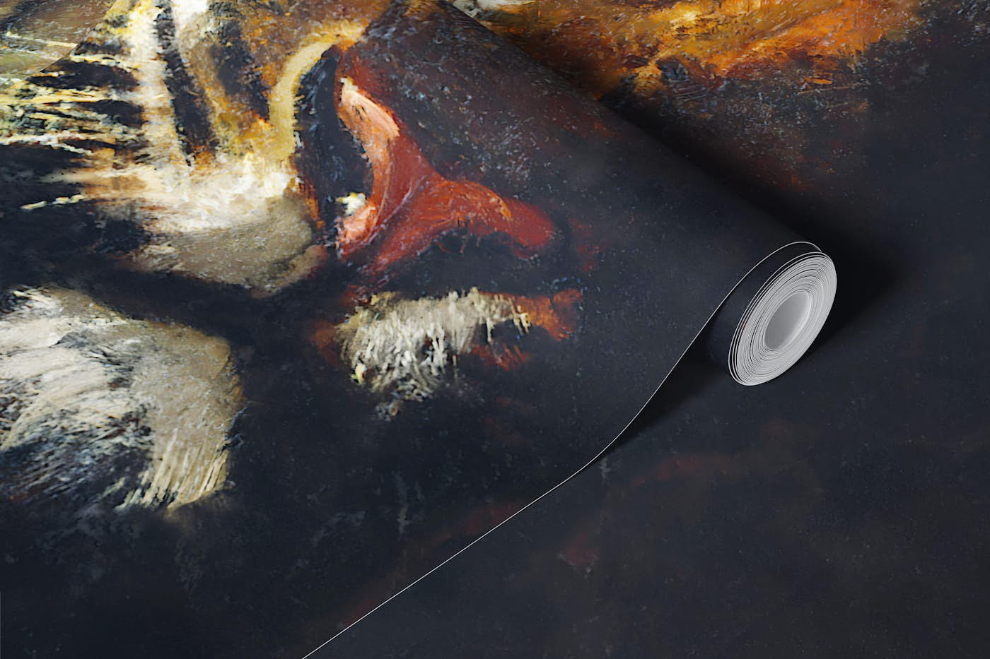 Watching Tiger Fine Art wallpaper roll