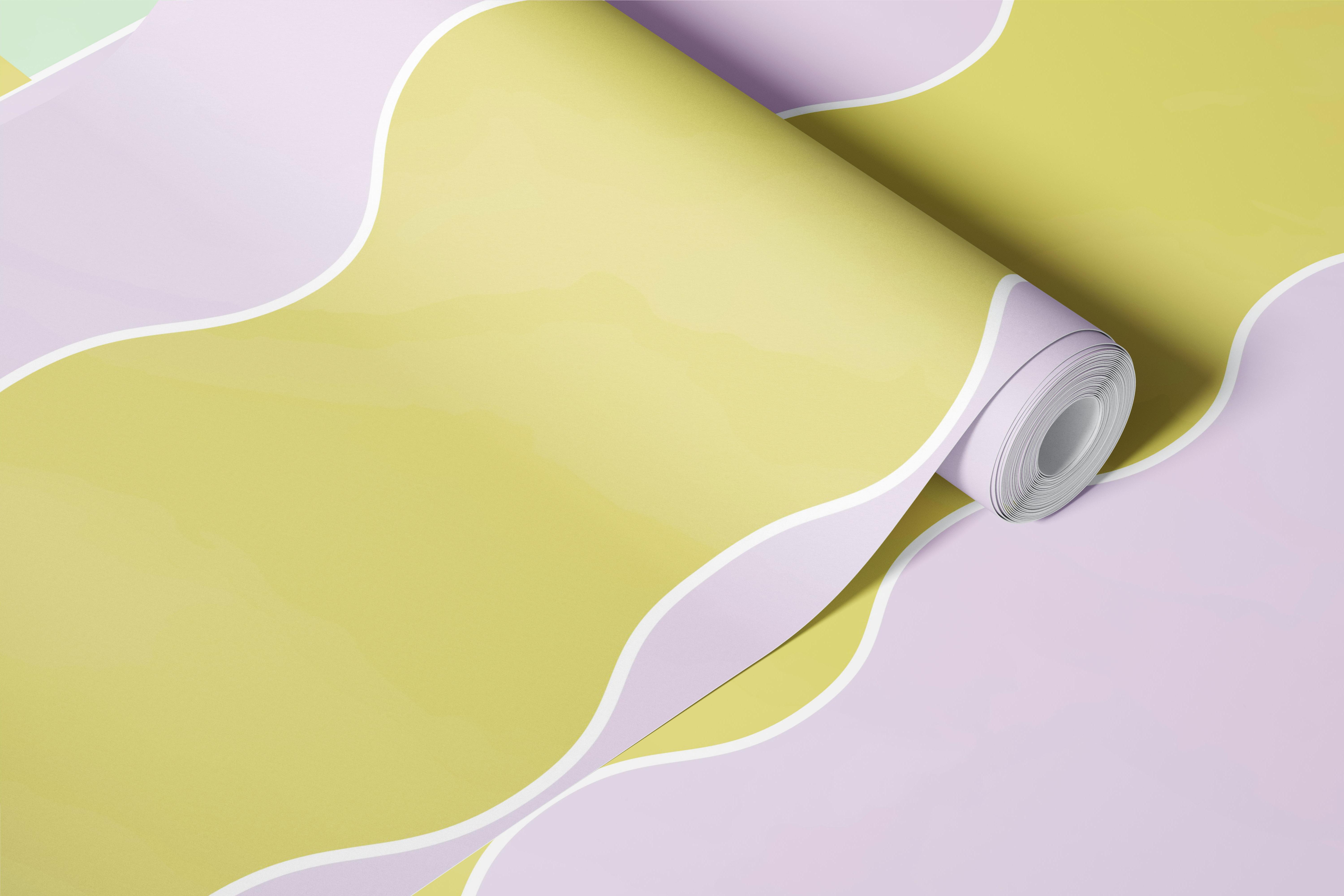 Contemporary Pastel Art tapet i rumindretning