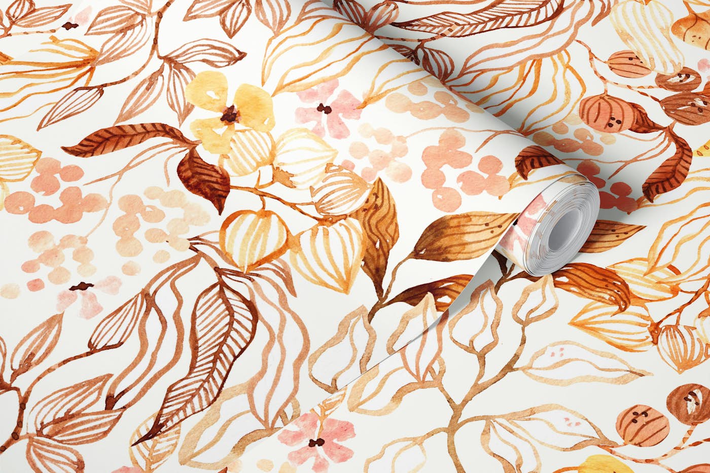 Autumn Blossom Harmony wallpaper roll