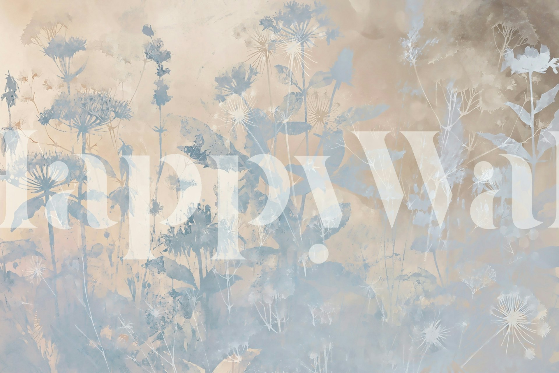 Ethereal Garden Harmony wallpaper in a room