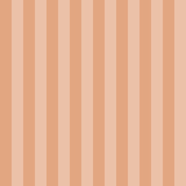 Pale Terracotta Stripes - Medium