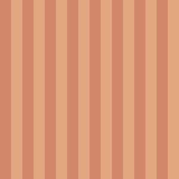 Dusty Terracotta Stripes - Medium