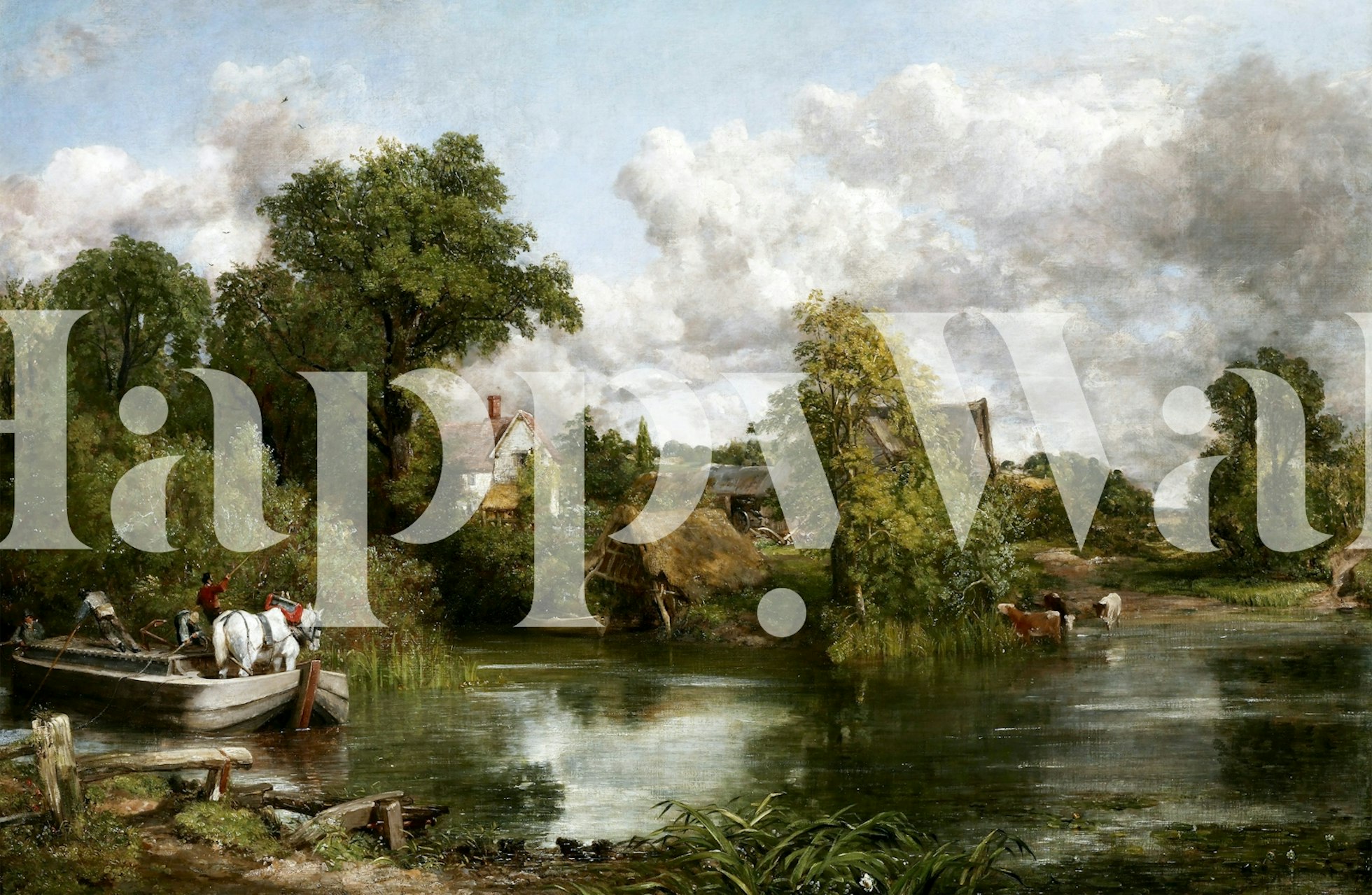 Rural England Landscape ταπετσαρία σε ένα δωμάτιο