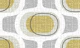 Tweedy Orbs-pale gold-large scale-midcentury