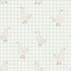 geese on unisex pastel green gingham