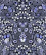 Blackthorn with Butterflies - peri purple