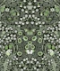 Blackthorn with Butterflies - fern green