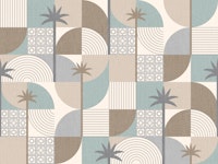 palm springs desert shapes and palms sand wallpaper