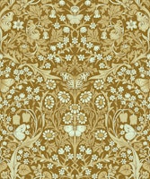 Blackthorn with Butterflies - goldenrod behang