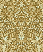 Blackthorn with Butterflies - goldenrod wallpaper