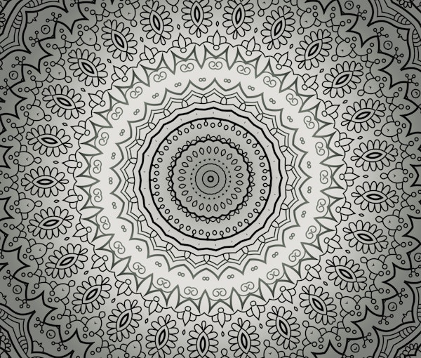 Greyscale Mandala