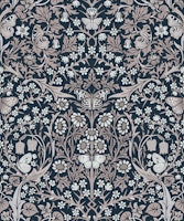 Blackthorn with Butterflies - neutrals behang