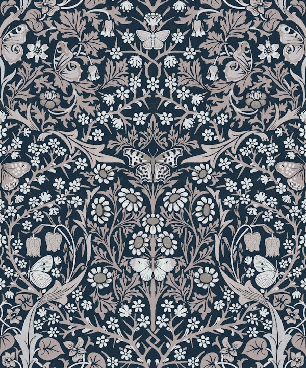 Blackthorn with Butterflies - neutrals