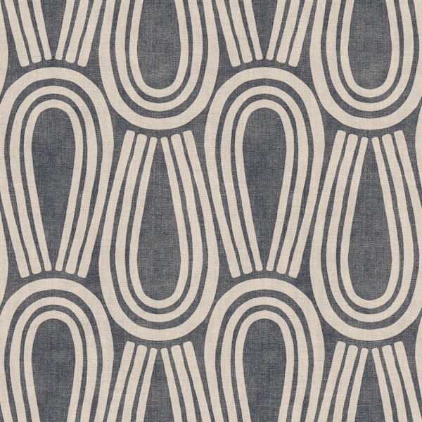 Textured Grey and Charcoal Loops Small