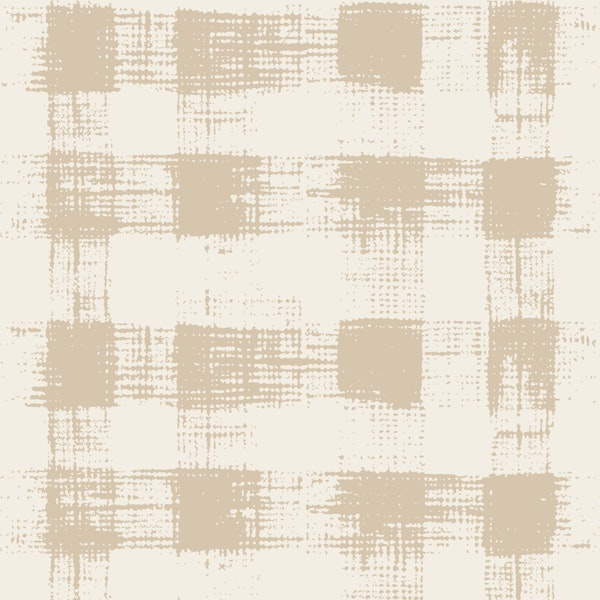 Vintage Beige Plaid