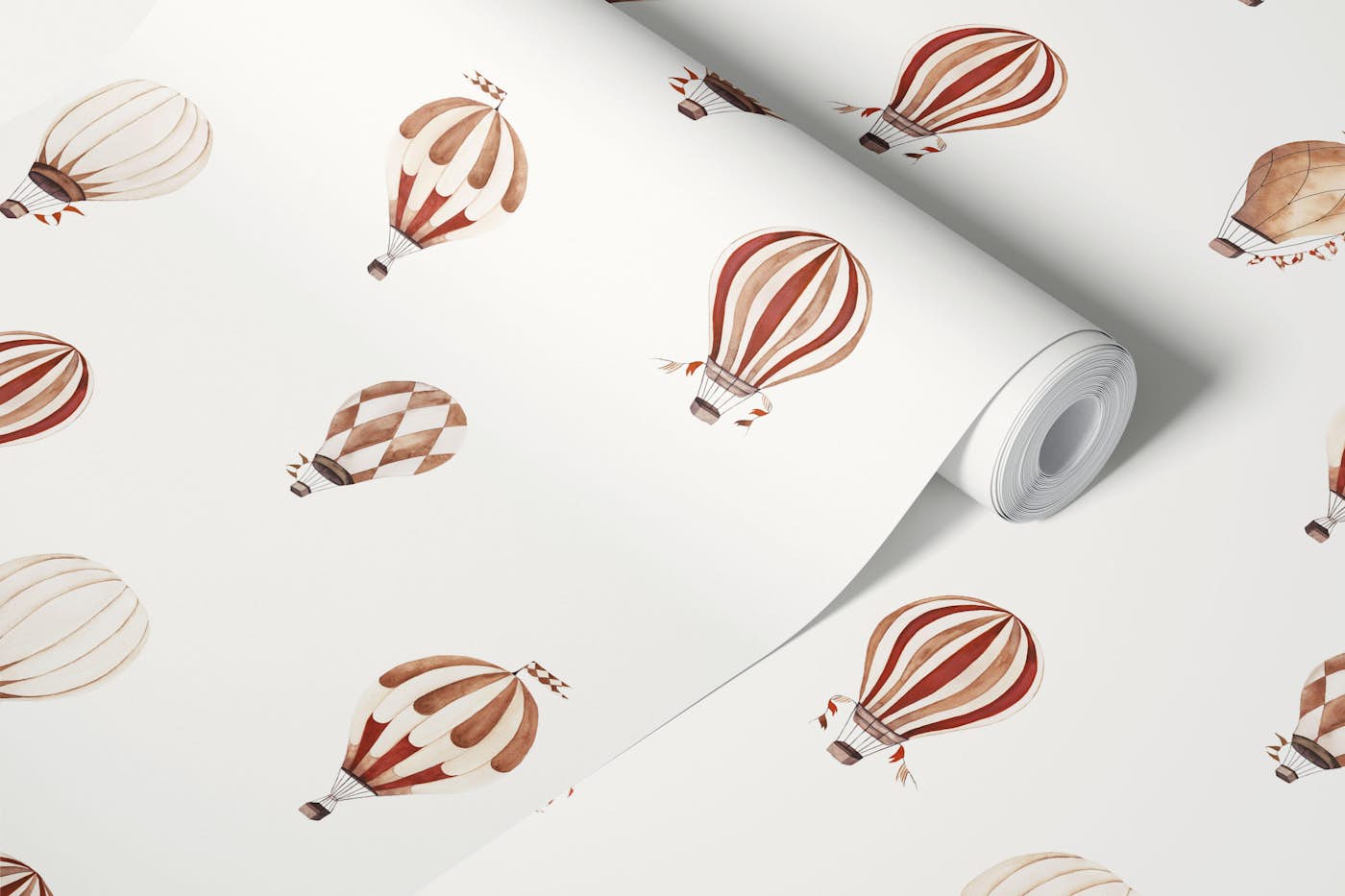 Vintage Hot Air Balloons wallpaper roll
