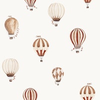 Vintage Hot Air Balloons tapete