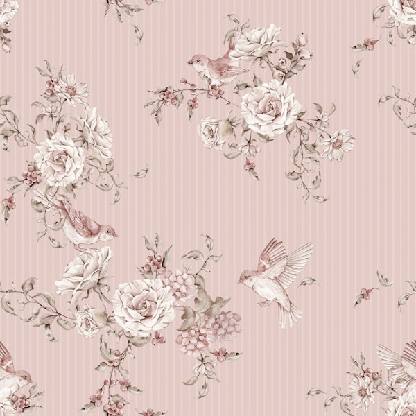 Charming Bird and Bloom harmony pink