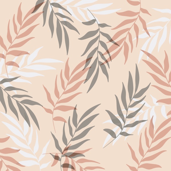 Modern Palm Leaves Pattern