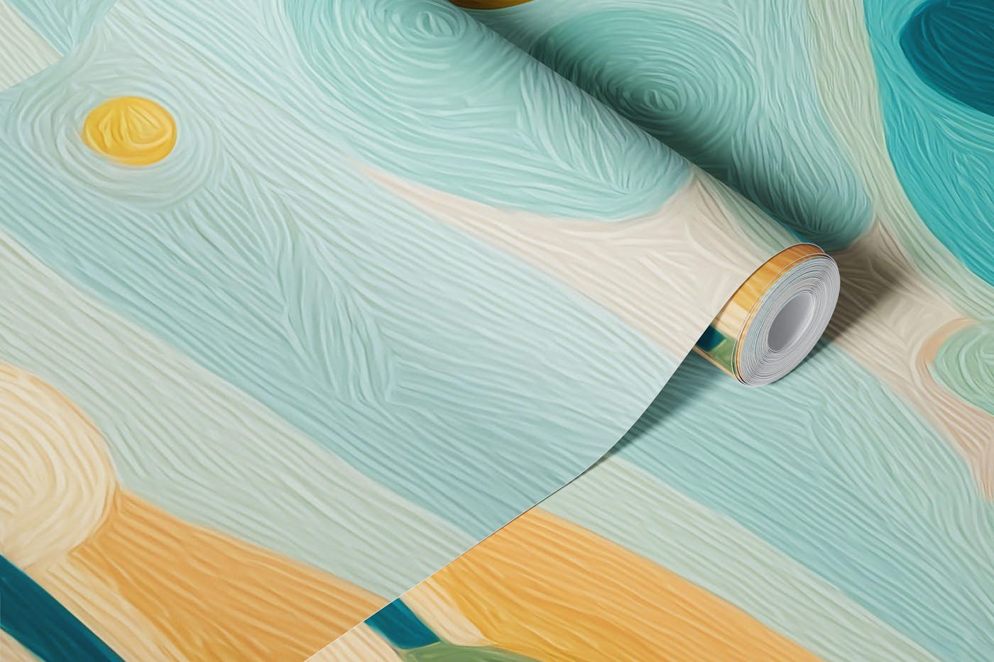 Colorful Abstract Landscape wallpaper roll