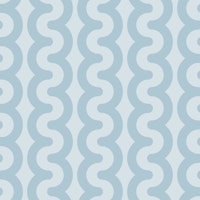 Bold wavy stripes light blue ταπετσαρία