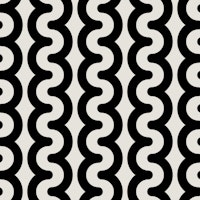Bold wavy stripes black and white ταπετσαρία