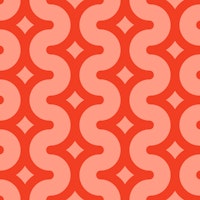 Wavy starry stripes pink red papiers peint