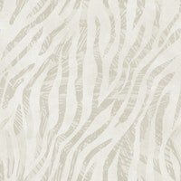 Zebra Stripes & Tropical Palm Fusion - Ivory wallpaper
