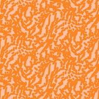Abstract coral reef monochrome orange on pink ταπετσαρία