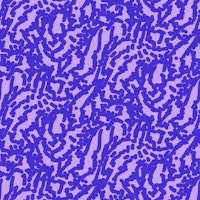 Abstract coral reef monochrome blue on mauve ταπετσαρία