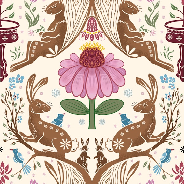Floral Rabbit Retreat