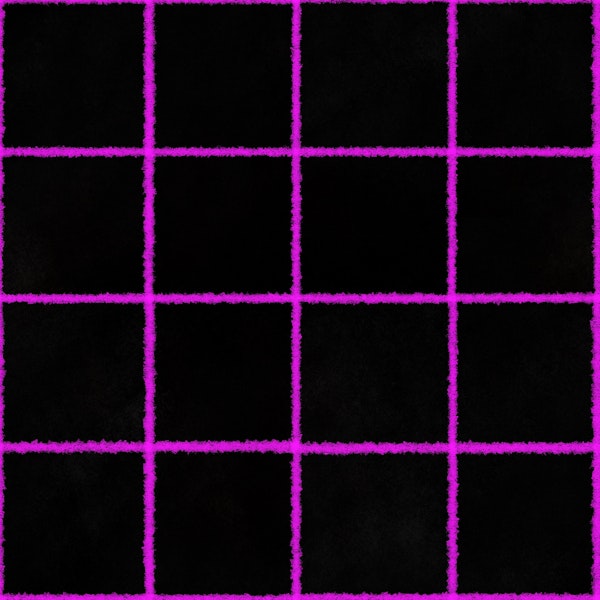 Modern Neon Pink and Black Gridlines