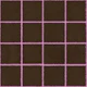 Chocolate Pink Grid Squares