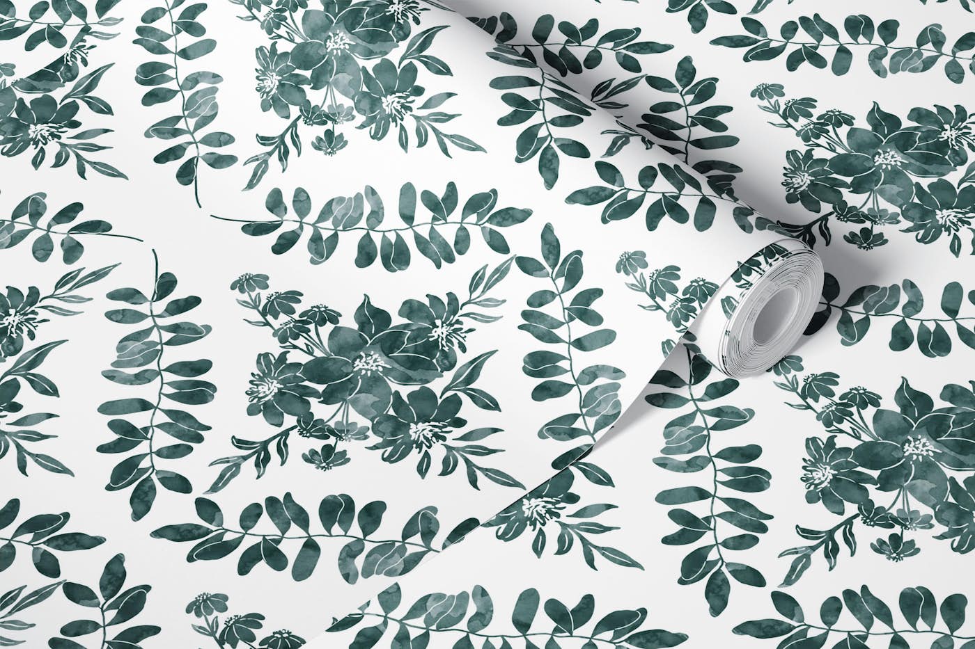 Greenery Delight wallpaper roll