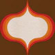 Retro Groovy Medallion Sunset Tones
