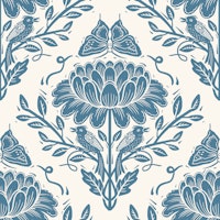 Sophisticated Flower Touch wallpaper