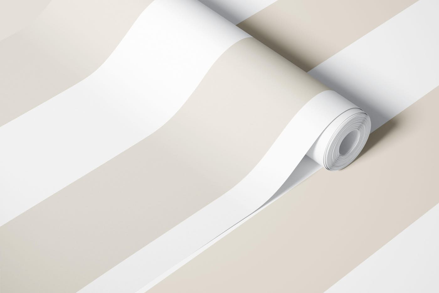 Elegant Beige Gradient Stripes L wallpaper roll