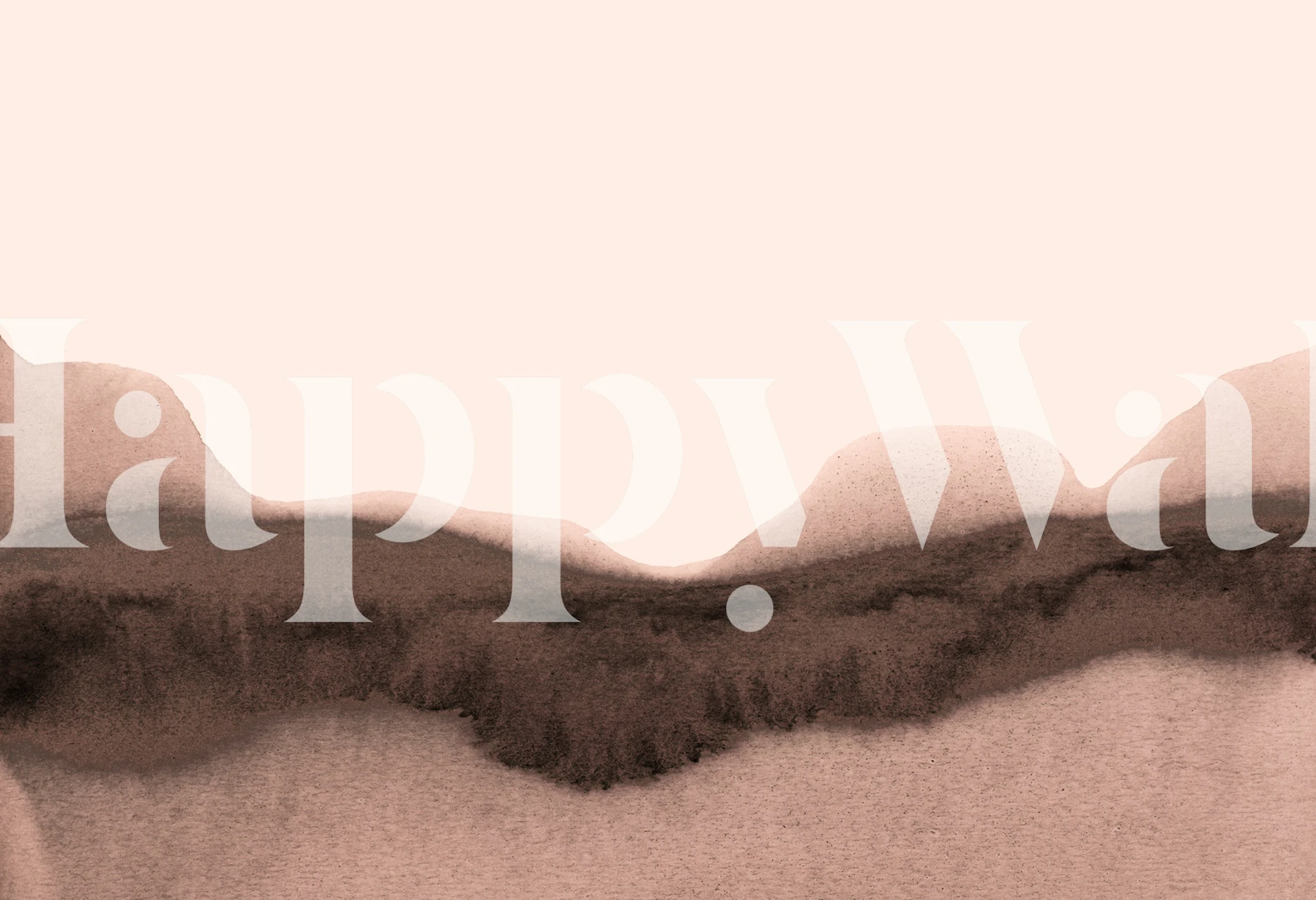 Desert Dusk Tranquility wallpaper in a room