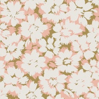 Backroads Blossom Floral Pink and Green wallpaper